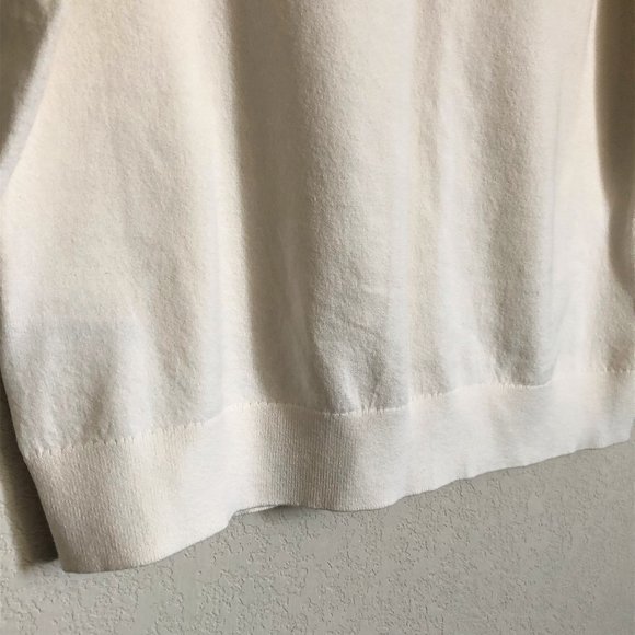 Loft Floral Lace Shoulder Sweater - Picture 8 of 10